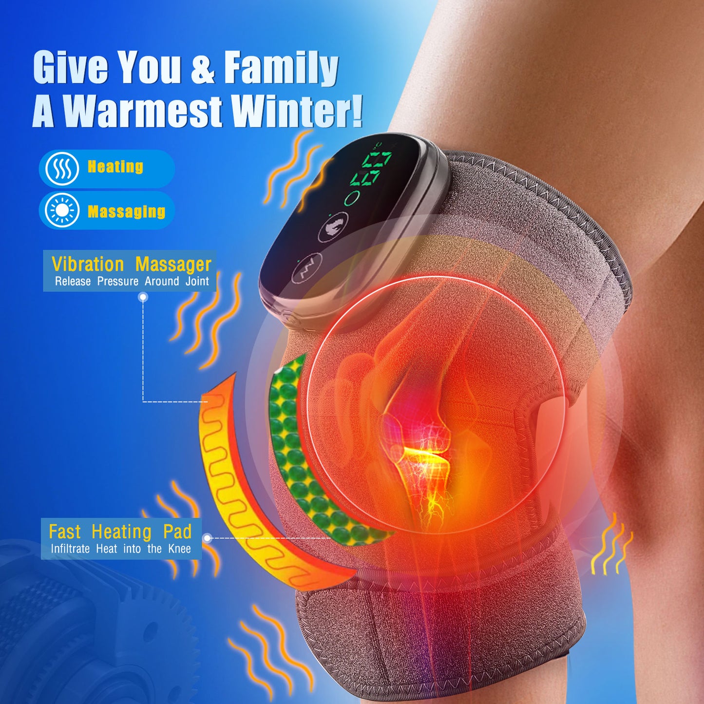 GoodsU™ Knee Pads Massager