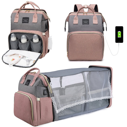 GoodsU™ Multifunction Portable Baby Crib and Bag