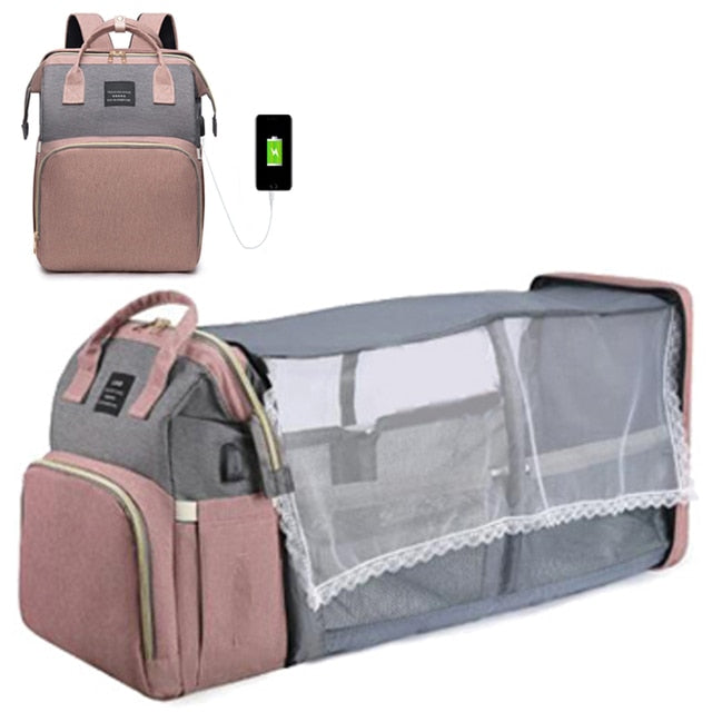 GoodsU™ Multifunction Portable Baby Crib and Bag