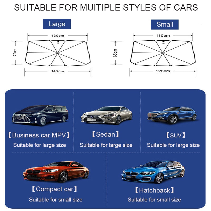 GoodsU™ Car Sunshade Umbrella-Style