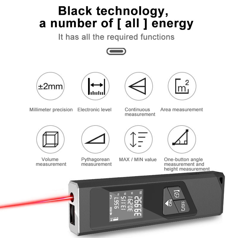 GoodsU™ Mini Digital Laser Range Finder