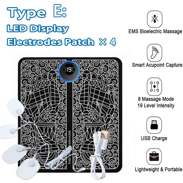 GoodsU™ Electric EMS Foot Massager Pad