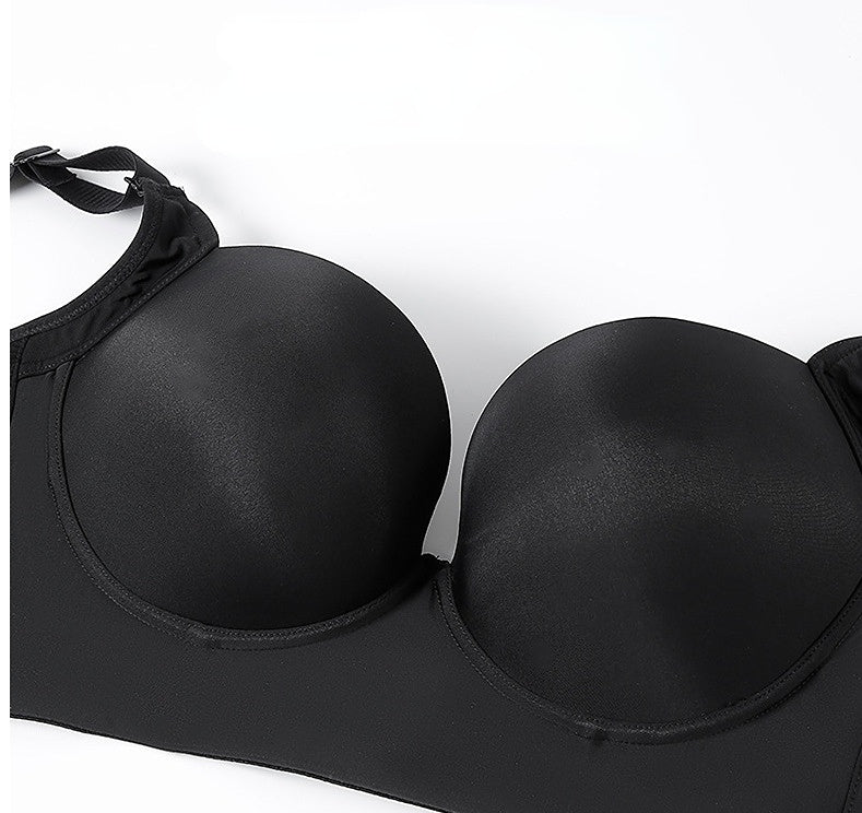 Buy PrettyCat Padded Wired Strapless Push-Up Bra - Black at Rs.479 online