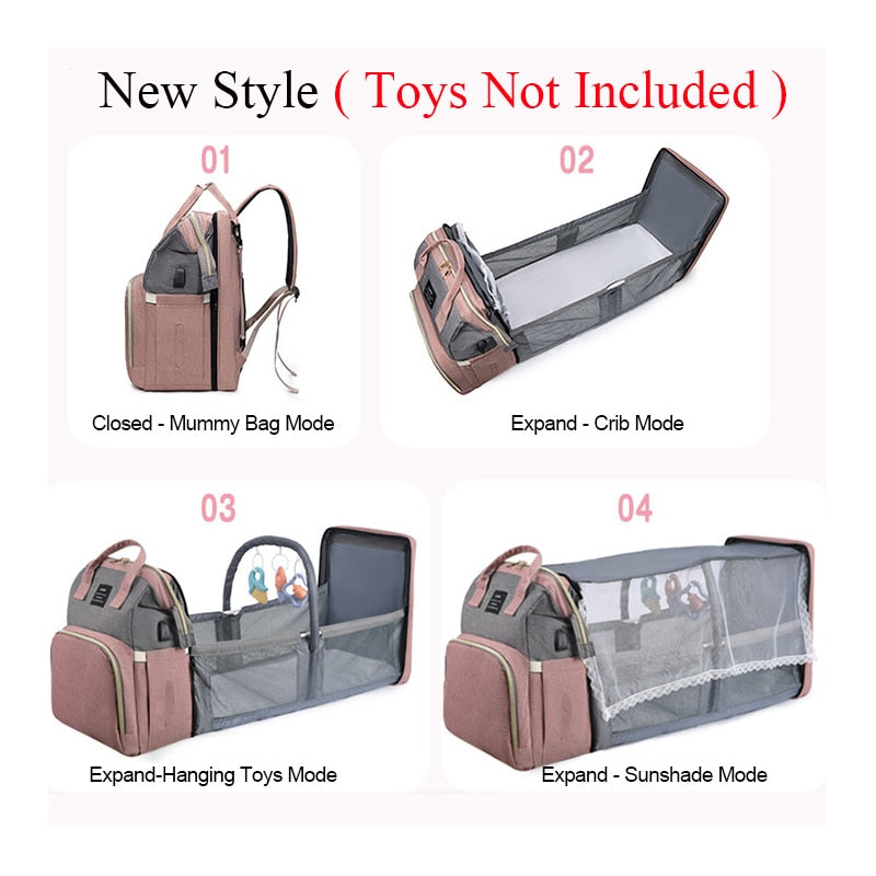 GoodsU™ Multifunction Portable Baby Crib and Bag