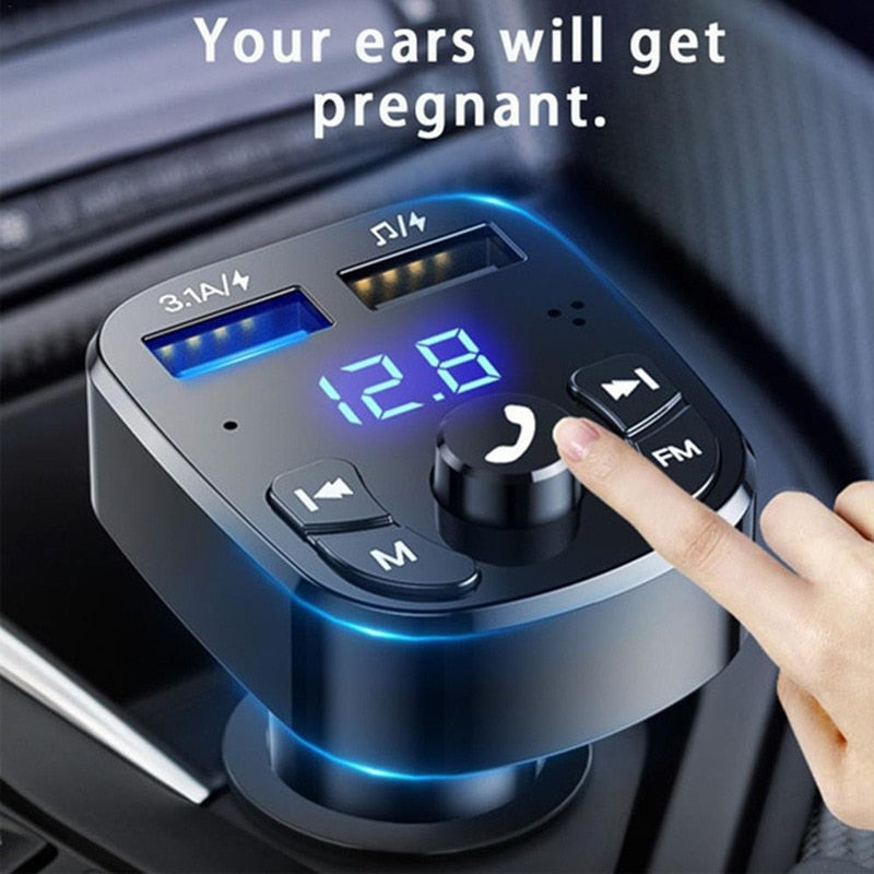 GoodsU™ New Fashion Car Bluetooth MP3 Hands-Free