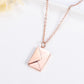 GoodsU™ I LOVE YOU Envelope Pendant Necklace
