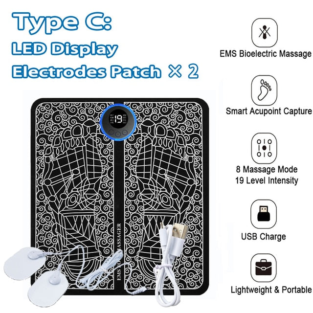 GoodsU™ Electric EMS Foot Massager Pad