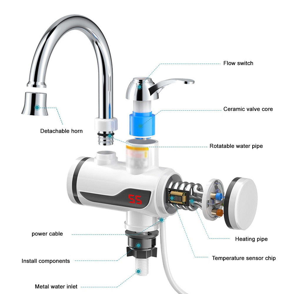 GoodsU™ Electric Water Heating Faucet