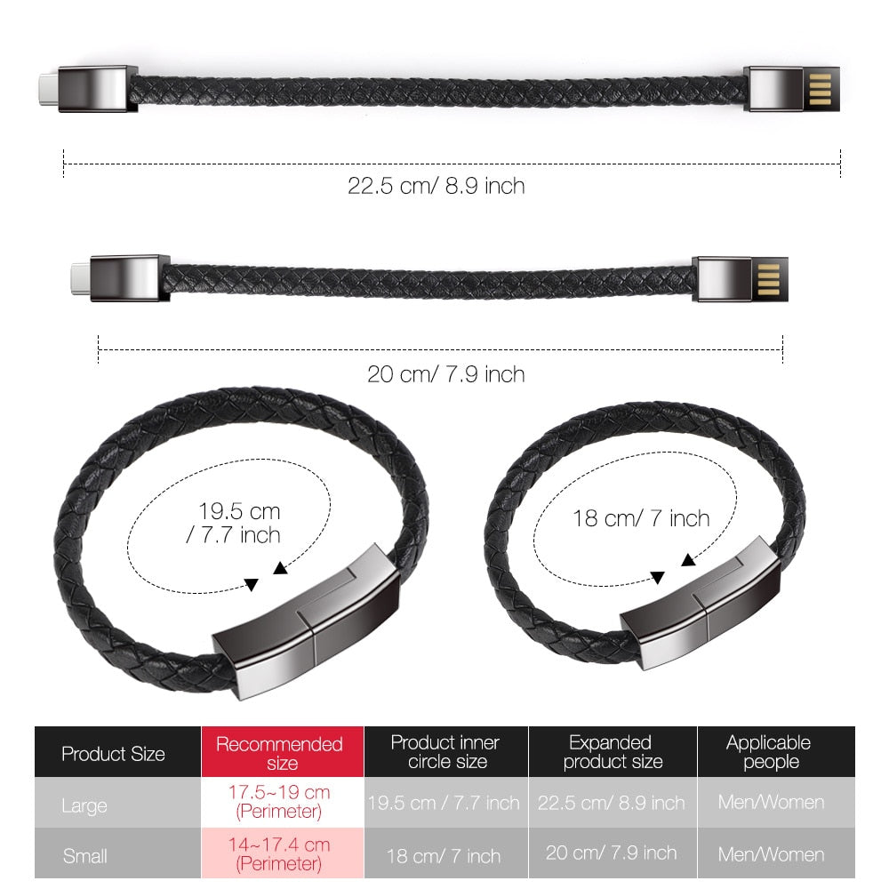 GoodsU™ USB Charging Cable Bracelet