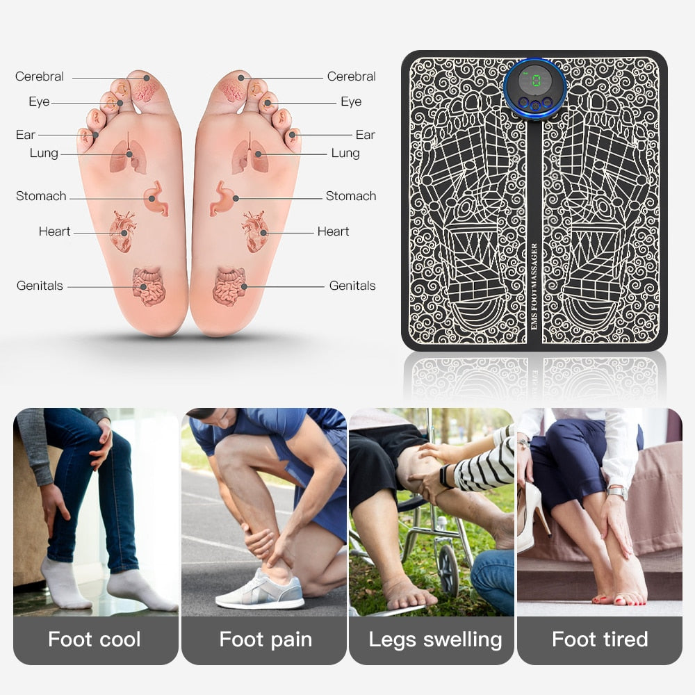 GoodsU™ Electric EMS Foot Massager Pad